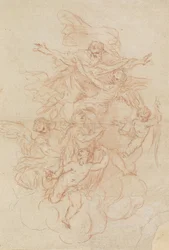 父なる神と天使たち